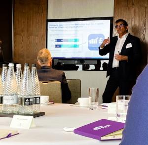 Faisal Abbasi is presenting to Enterprise clients