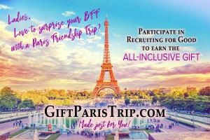 Love to Surprise Your BFF with an Anniversary Friendship Trip to Paris? www.GiftParisTrip.com Made Just for You!