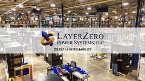 Overview of the production floor of LayerZero Power Systems 