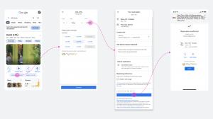 Google Restaurant Reservation workflow with My Menu