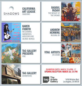 TAG April Exhibitions