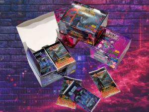 An image of Orange Pill In A Pack Series 4 The Simulation by Based Trading Cards