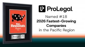 ProLegal Named #18 on Inc. Regionals Pacific 2026 Fastest-Growing Companies
