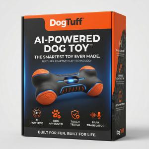 DogTuff AI-Powered Dog Toy - Front