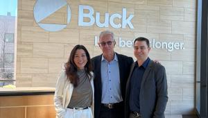 Paola Telfer - Dr. Eric Verdin - Corey Julihn at the Buck Institute for Research on Aging