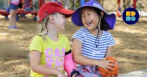 Kids laughing together at EDMO Summer Camp
