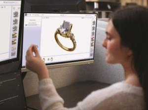 Cad jewelry design in progress.