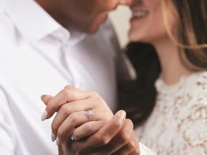 woman and man at wedding