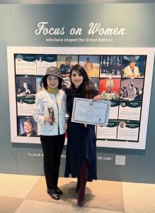 Liana Zavo Honors a Global Milestone at the UN—With Her Mother Valentina Beside Her