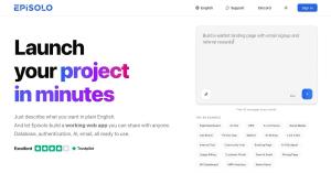 Landing Page of Episolo.com