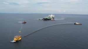 Seaways Endevour discharging at Single Buoy Mooring in Indonesia