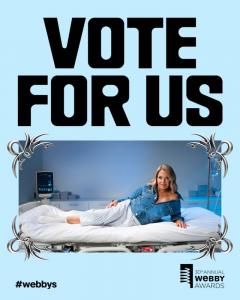 Vote for LEAD FROM BEHIND Katie Couric's Ready For Her Close-Up to help us win Webby Awards!