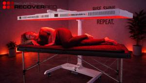 Red light therapy bed for home of commercial use.
