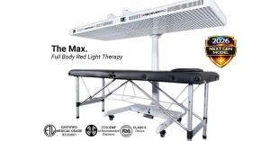 Red Light And Motorized Adjustable Mobile Stand.