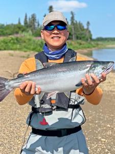Sockeye salmon fishing