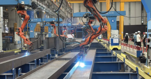 12m H-Beam Welding & Cutting Integrated Robot from China