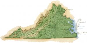 Charlottesville wine tour map