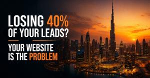 High converting website in Dubai solving low conversion rate and lead generation problems using CRO and SEO strategies