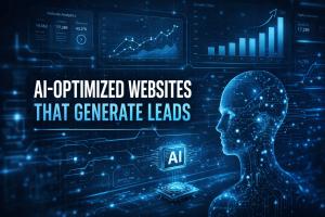 AI optimized website development in Dubai generating leads using SEO AEO and GEO strategies for business growth