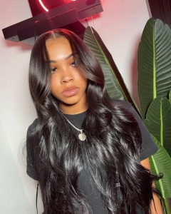 brazilian straight lace frontal wig