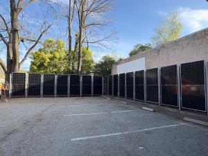 Completed Bodhi Yoga Vertical Solar Installation