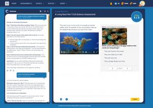 Penda Learning AI Instructional Assistant screenshot for science education