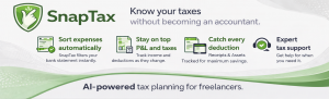 SnapTax features for 1099 worker tax planning