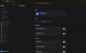 BigBlueBam Banter Preferences Panel - The screen shows a Slack-like team messaging application called "Banter," which appears to be an integrated module within the BigBlueBam platform. The user is viewing the Preferences settings page while logged in as "