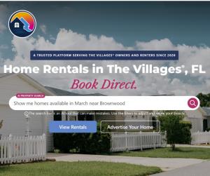 Rent From A Villager home rentals in The Villages, Florida book direct platform
