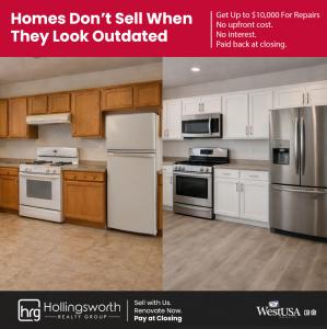 Before and after photos of a Maricopa home renovation funded by the ten thousand dollar market-ready repair program.