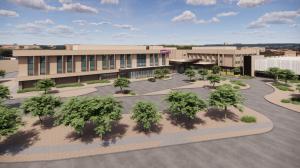Rendering of the expansion at HonorHealth Scottsdale Thompson Peak Medical Center