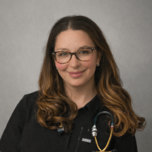 Dr. Natasha Novik, at her practice of in home pet euthanasia in Minneapolis, MN.