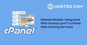 Website Builder, combined with hosting, gives a centralized site management experience with Hosted.com