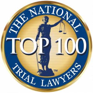 The National Trial Lawyers Top 100 badge of Sean McCarthy