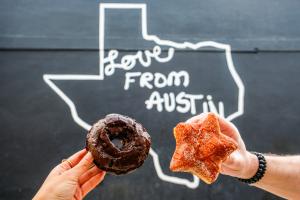 Some of the delicious donuts you'll try on our Austin tour