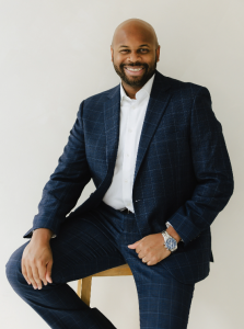 Headshot of Bradley Akubuiro, author of "Faster. Messier. Tougher."