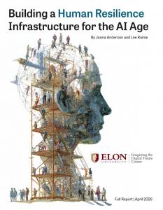 "Building a Human Resilience Infrastructure for the AI Age," Imagining the Digital Future Center, Elon University, April 2026