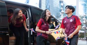 WRO Future Innovators team Sprout from Costa Rica arrives in Seoul, South Korea