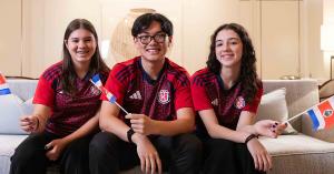 Alanna Music, Emma Music, and Joel Chen won first place at the WRO Future Innovators senior category with their project Sprout, an intelligent, automated space greenhouse.