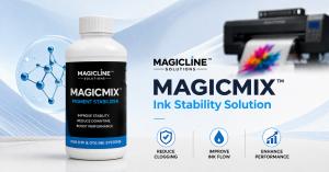 MAGICMIX pigment stabilizer for DTF printer and DTG printing systems improving ink stability and reducing clogging