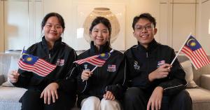 Elson Kieu Chee Yang, Fung Ashley, and Tan Yi Xuan were recognized for their project AlgaeVerse, a robotic algae system designed to cool urban environments, capture carbon, and generate clean energy.