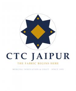 CTC Jaipur logo, printed fabric manufacturer Jaipur Rajasthan India established 1995