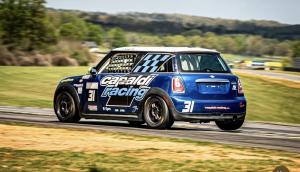 SneedSpeed Capaldi Racing MINI at on track at VIR