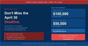 New York State Energy Broker and Energy Consultant Surety Bond