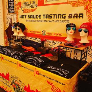 Hells Kitchen Hot Sauce 10x10 Food Booth Display Manhattan NY