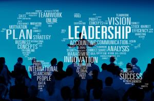 photo of group of health professionals all shaded in a blue shade