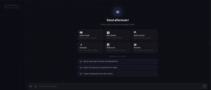 Zenfox.ai chat Interface