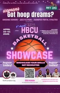Image of promotional asset for NCRF Women's HBCU Basketball Showcase