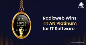 Radixweb Platinum TITAN Business Award 2026