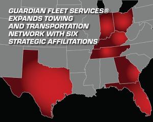 GUARDIAN FLEET SERVICES® EXPANDS TOWING AND TRANSPORTATION NETWORK WITH SIX STRATEGIC AFFILIATIONS